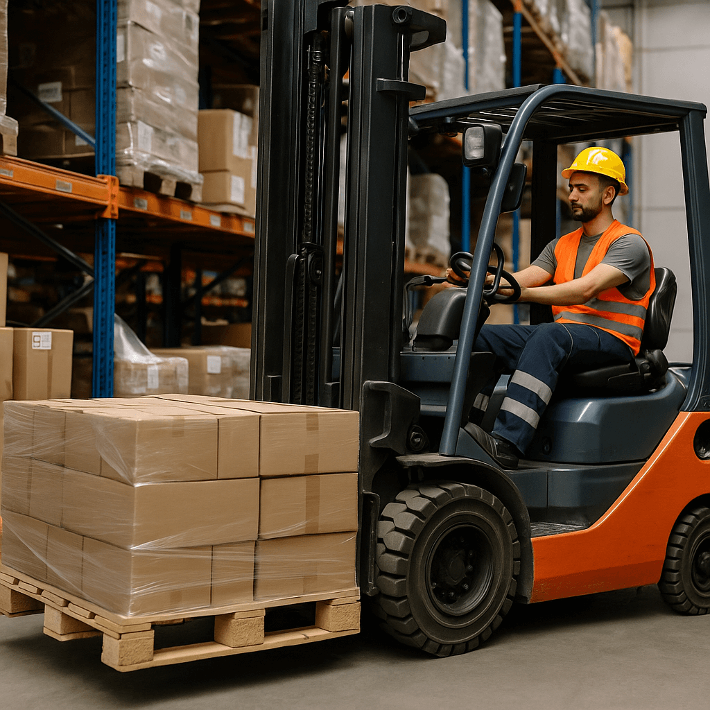 Curso gratuito de operador de carretilla elevadora