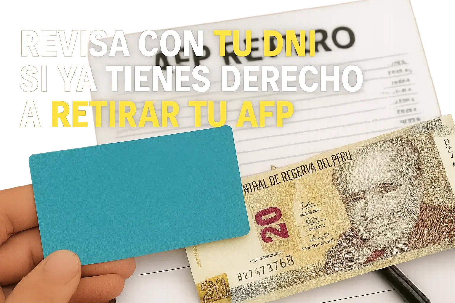 Revisa con tu DNI si Ya Tienes Derecho a Retirar tu AFP