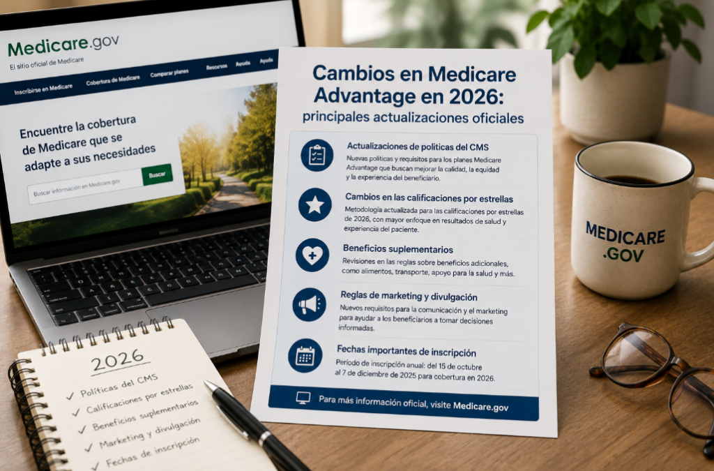 Cambios en Medicare Advantage en 2026: principales actualizaciones oficiales