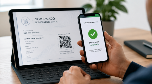Código QR en documentos digitales: cómo verificar si un documento es auténtico