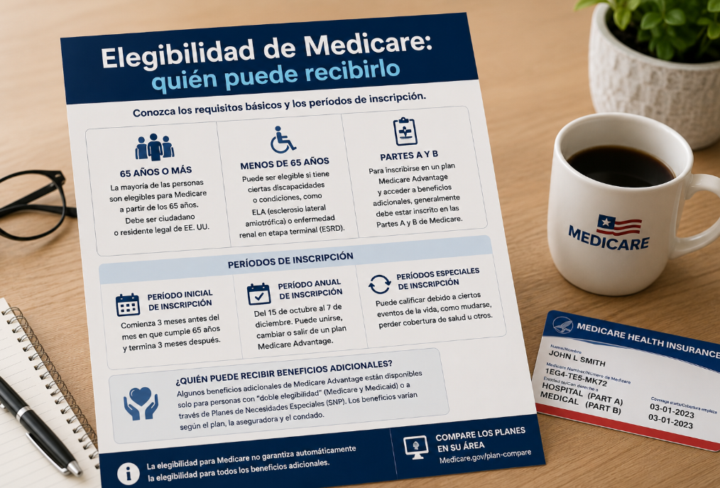 Elegibilidad de Medicare: quién puede recibirlo