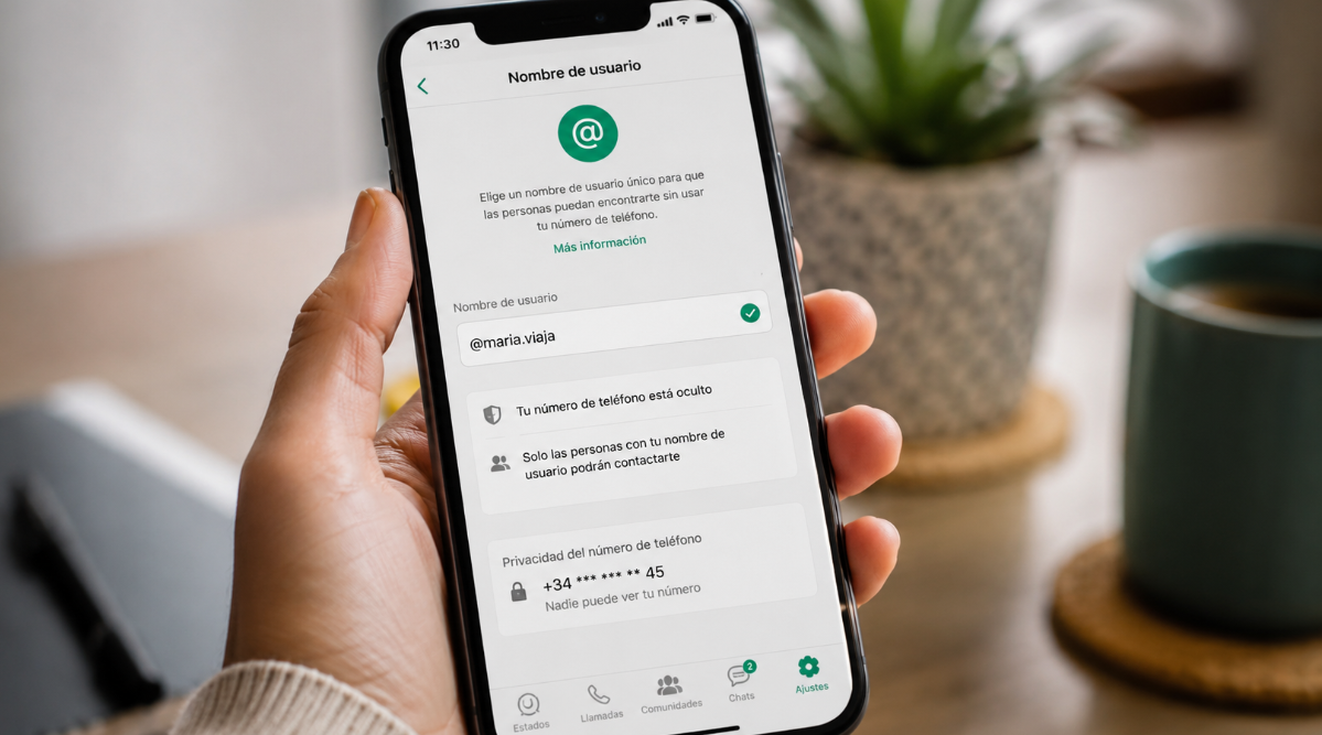 Nombres de usuario en WhatsApp: cómo reservar el tuyo y proteger tu número