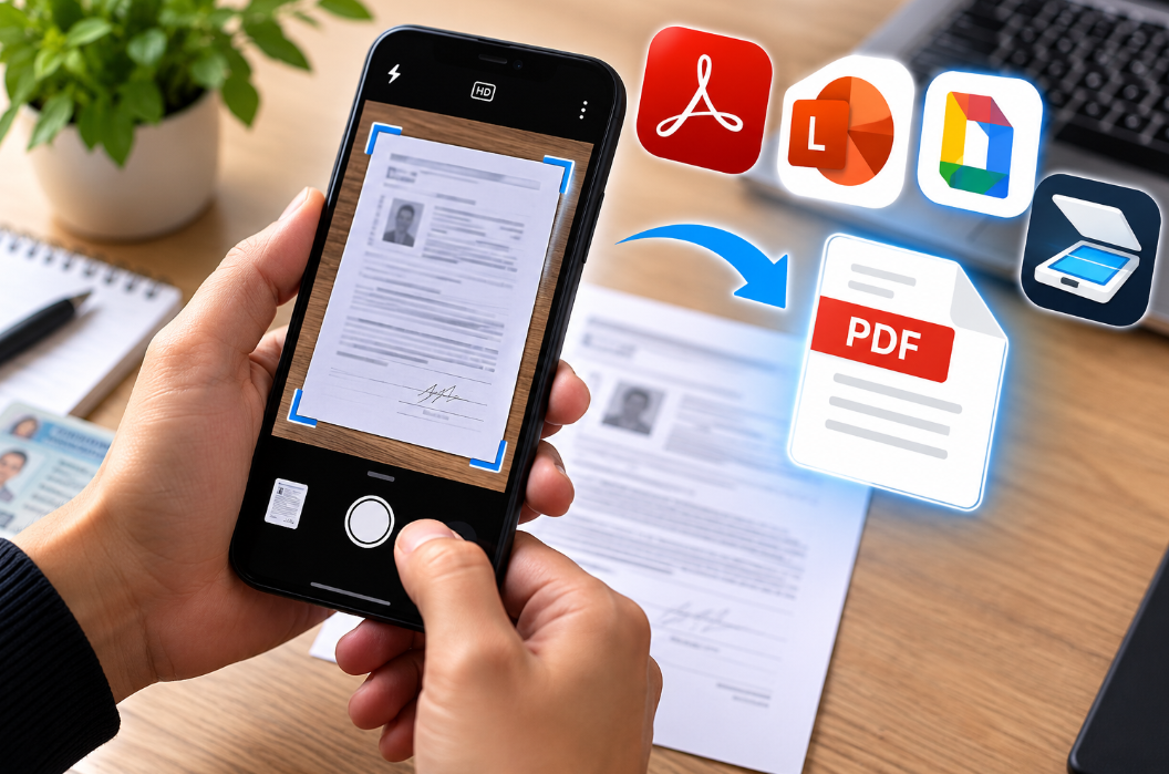 4 aplicaciones gratuitas para escanear documentos desde el móvil