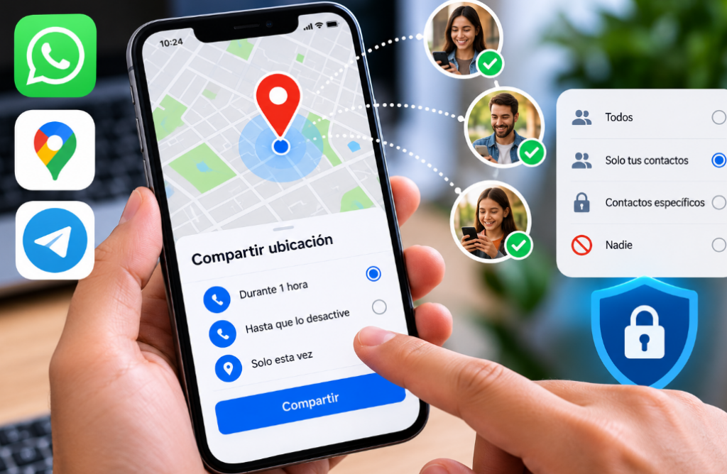 Cómo compartir tu ubicación desde el móvil y controlar quién puede verla